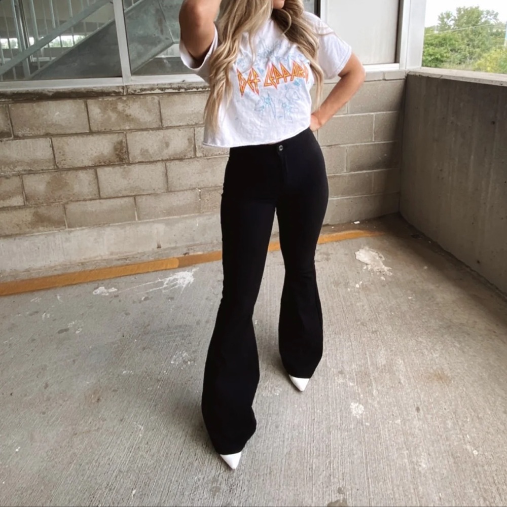 Black Flare & Wide Leg Jeans